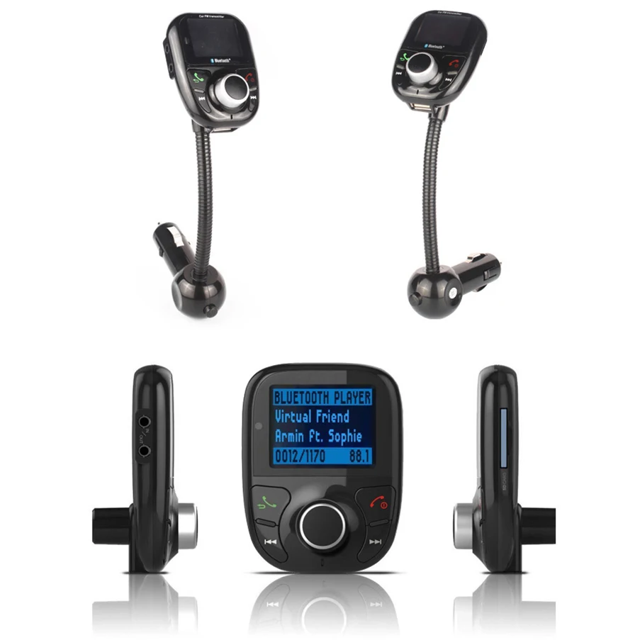 Универсальный беспроводной Автомобильный MP3 аудио плеер Bluetooth fm передатчик с