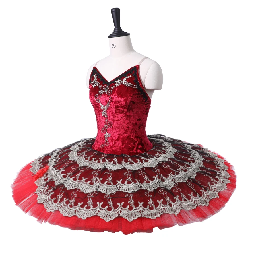 New Arrival Adult Red Professional Stage Ballet Tutu Costumes Women Dance Performance Dress Apperal Girls Skirt | Тематическая