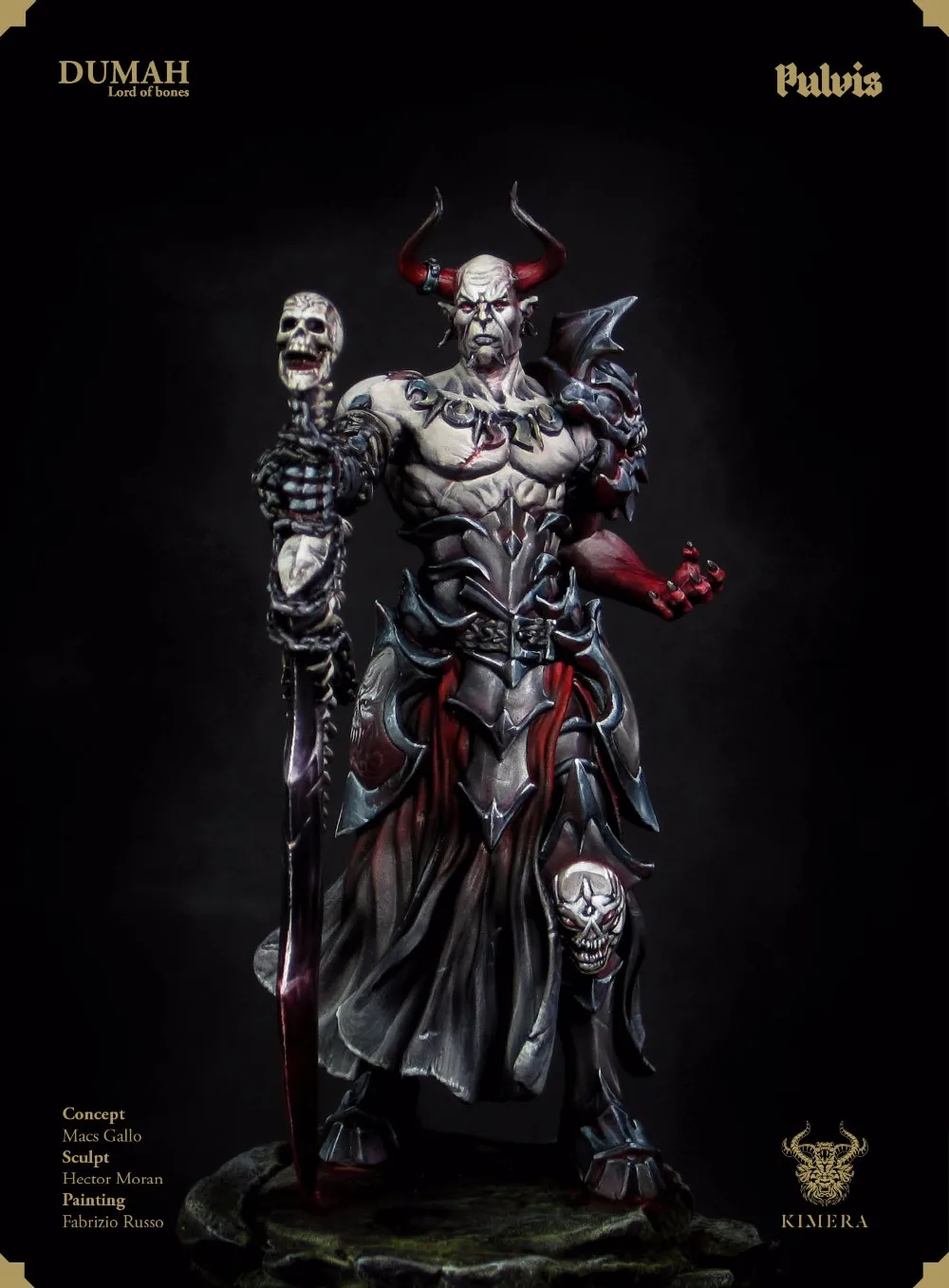 [Loong Way Miniatures] Kimera модели Dumah 75 мм полимерный Миниатюрный