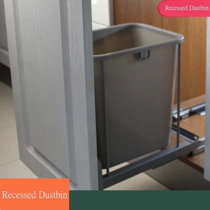 12л встраиваемый встроенный мусорный бак мусорное ведро для кухни Lixeira Embutida