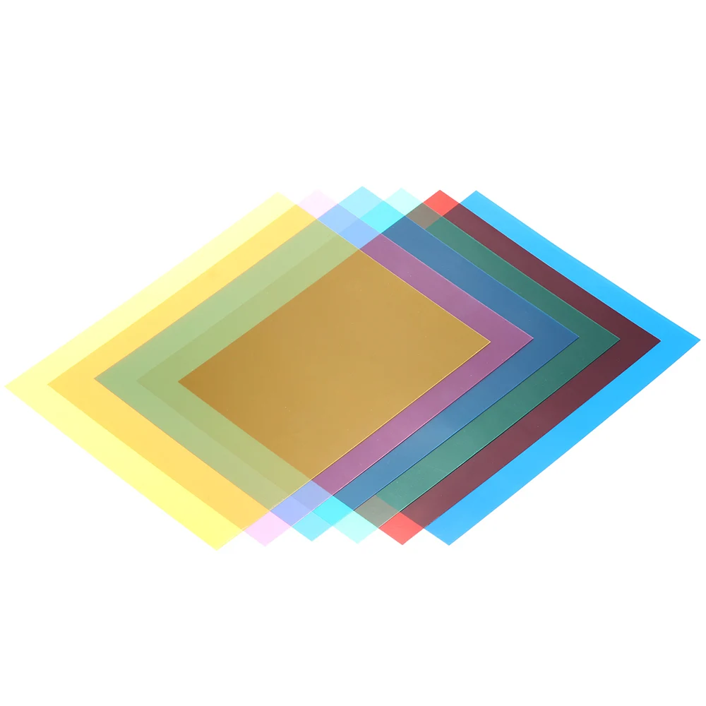 6 шт 25*20 см осветительный цветной корректирующий гель-лист набор фильтров для