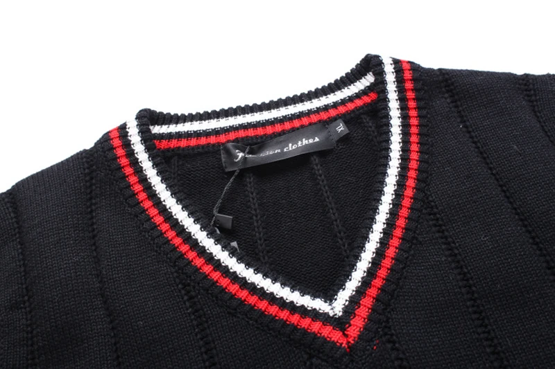 Модные свитера 2018 новый мужской брендовый вязаный свитер без рукавов с