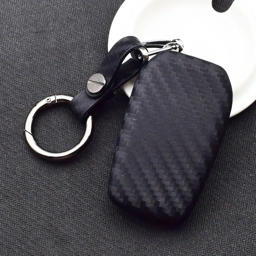 Мягкие силиконовые чехлы для ключей Toyota Miral Fortuner Rav4 Highlander Crown Remote Fob Shell Cover|key case