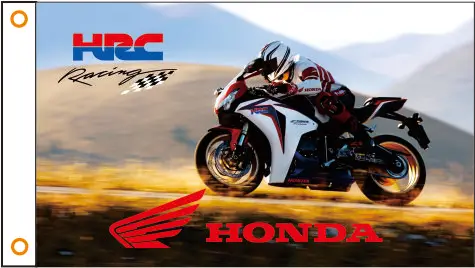 Флаг для мотоцикла honda flag 3x5 футов полиэстер 08|motorcycle banners|honda flagflag motorcycle |