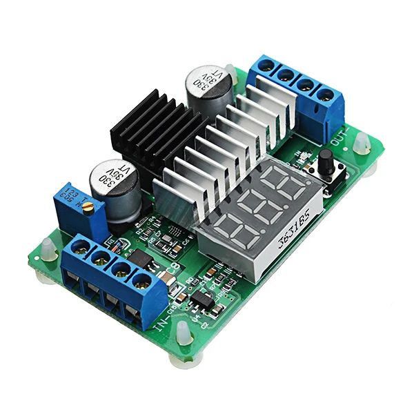 

DC-DC 3,5-30V 6A 100W регулируемой длины высокого Мощность Boost Мощность модуль Step Up доска конвертер 2 Way светодиодный Дисплей вольтметр LTC1871