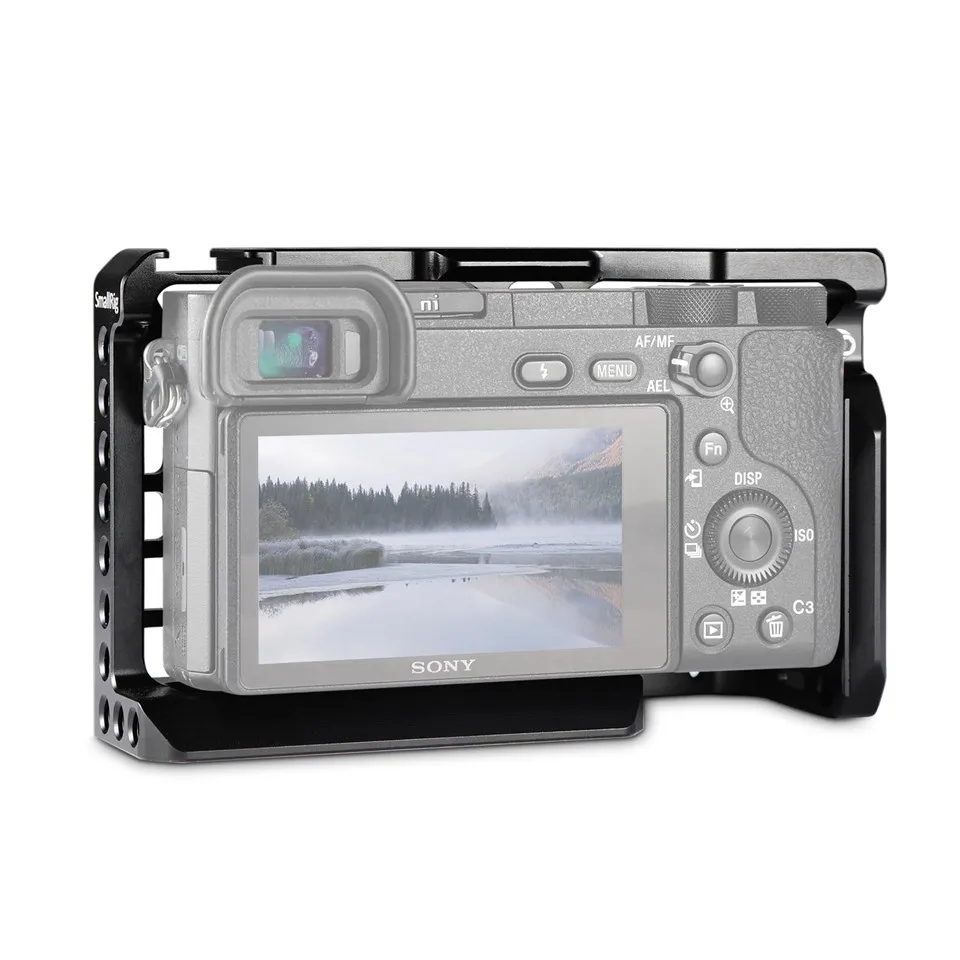 SmallRig для sony A6500/A6300 клетка для камеры обновленная версия Защитная Dslr камера установка для sony A6500 алюминиевый сплав клетка-1889