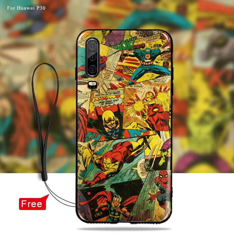 For Huawei P30 pro Case P30lite cover Silicon Soft TPU Lovely Cartoon fashion Back Cover for lite p30pro case shell |
