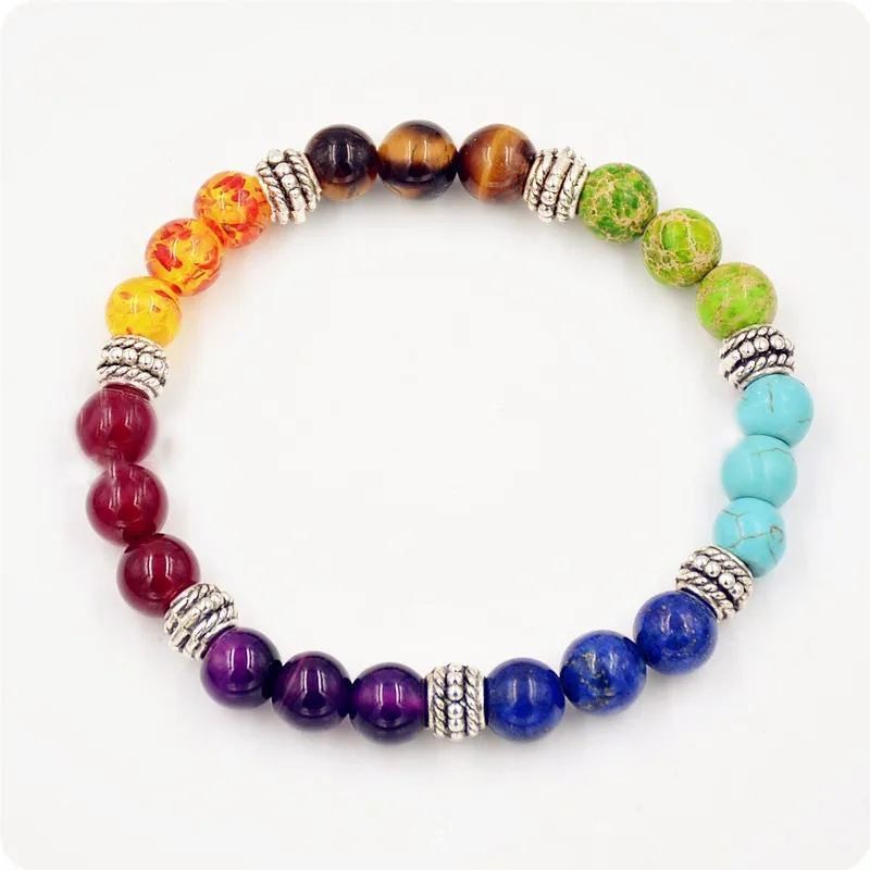 Buddha bless lose weight Chakra bracelet Black Lava healing balance beads Reiki stone prayer Natural for women | Украшения и