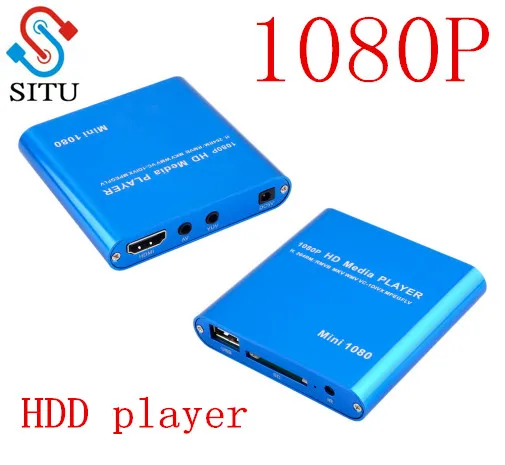 Мини проигрыватель Hdd Full Hd 1080p Usb с кардридером SD MMC|hdd media player|hdd playerexternal hdd player |