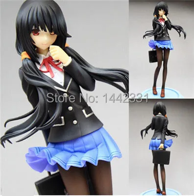18 см Дата живой Tokisaki Kurumi кошмар школьная форма сексуальная игрушка ПВХ фигурка
