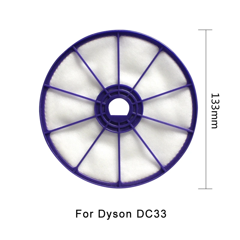 1 моющийся пылесос для Dyson DC33 DC33I с лицевой и обратной стороны двигателя
