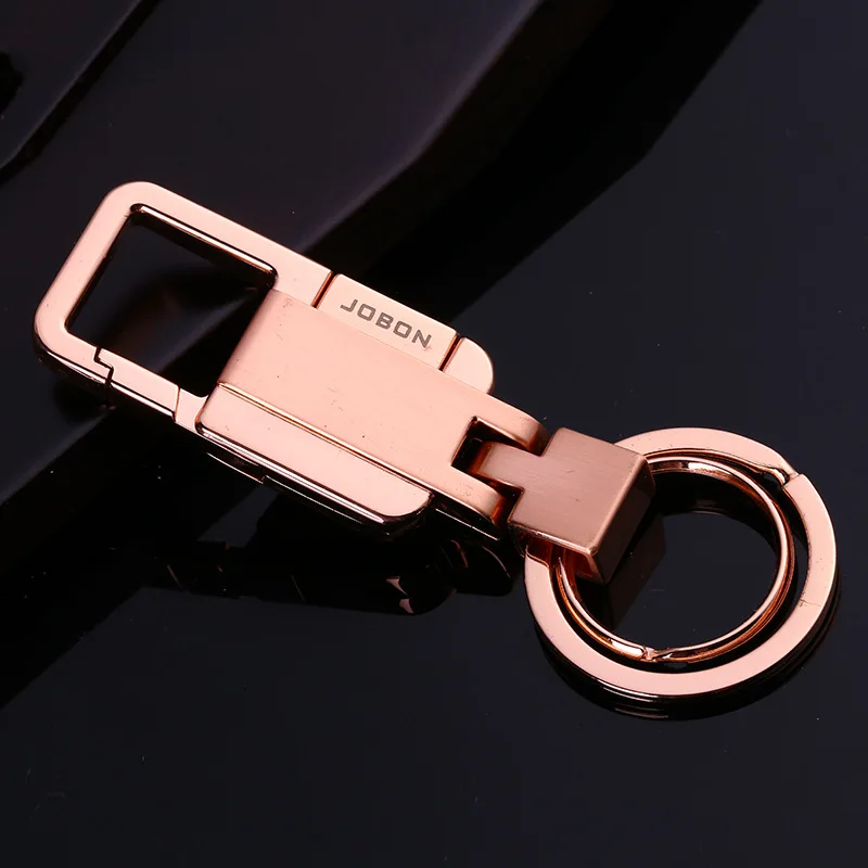 

2018 Popular Gold Silver Black Colors Keychain Metal Car Keychain Men And Women High-End Gifts