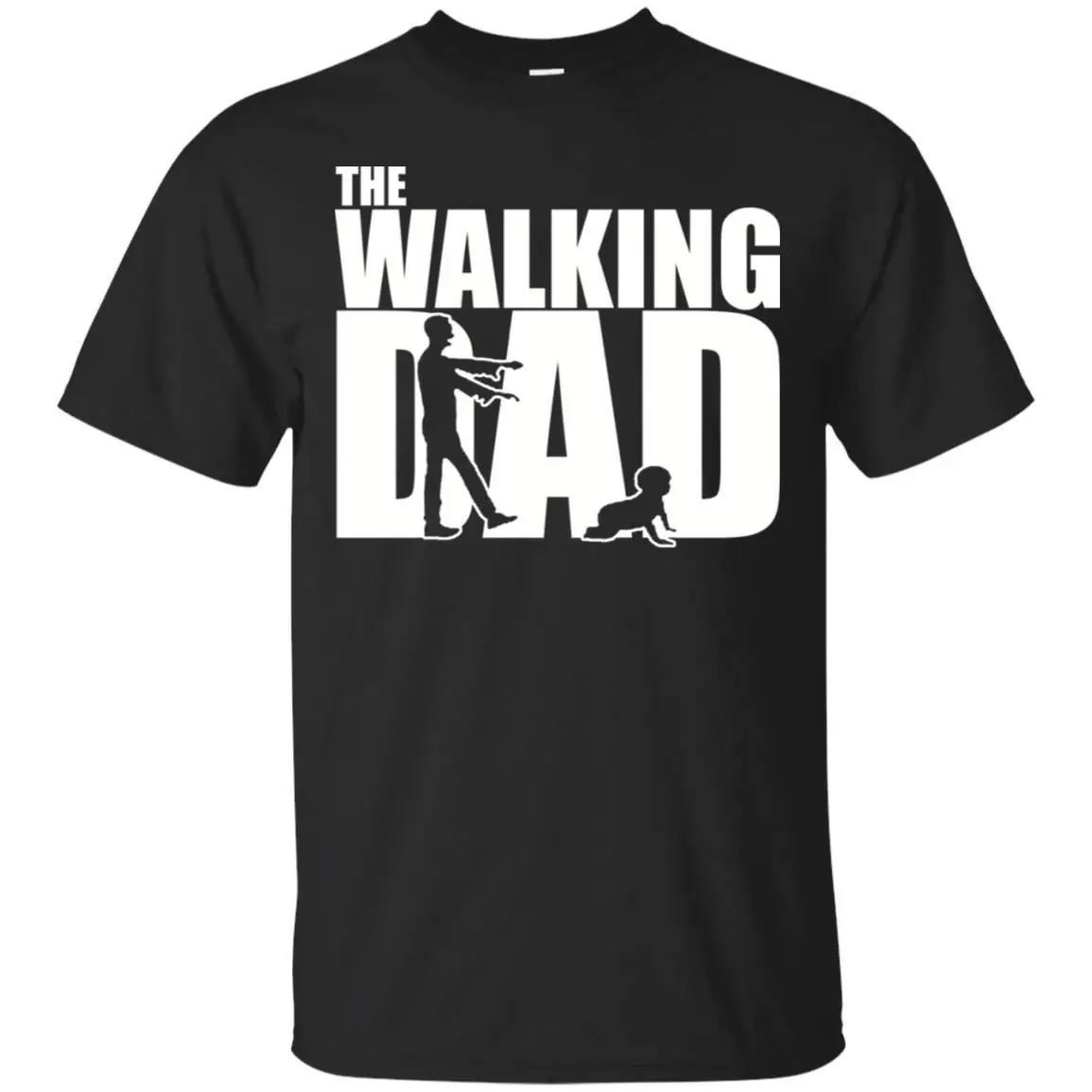 

The Walking Dad Cotton Men's T-shirts Funny Short Sleeve Tee Shirts S-3XL