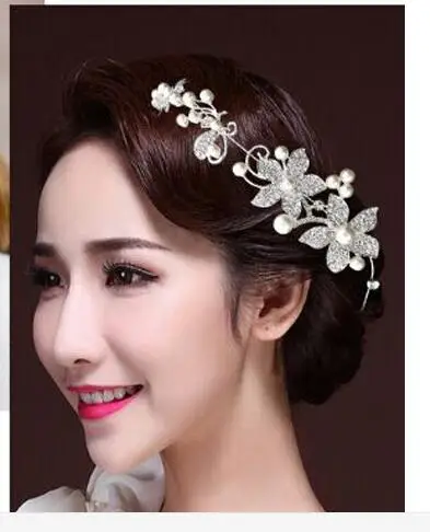

1 шт./лот женские цветочные гребни для волос женские свадебные гребни свадебные аксессуары для волос
