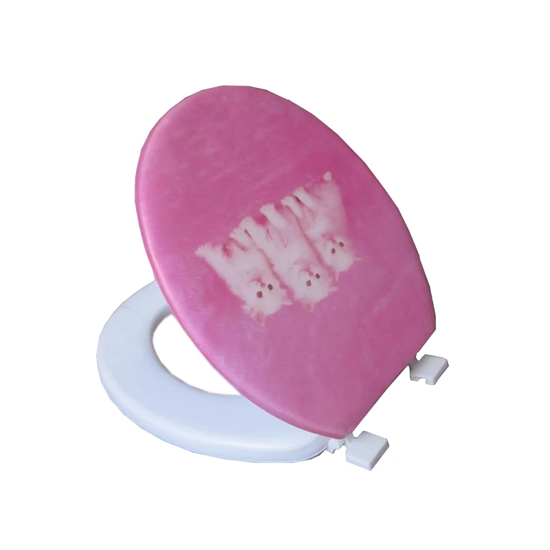 Теплое мягкое сиденье для унитаза с рисунком крышки 2016 высокое качество комплект