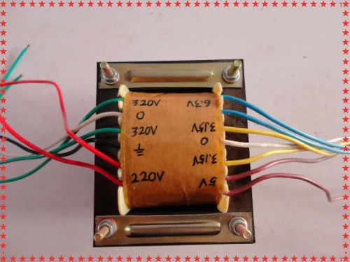 150W несимметричный ламповый аудио усилитель мощности трансформатора 320VX2 6.3VX1 5VX1