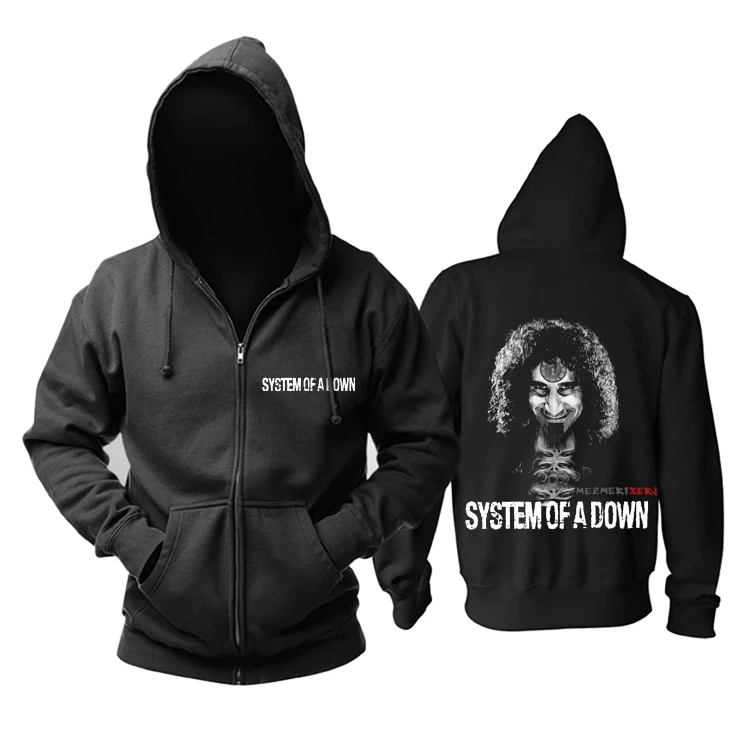 6 видов Системы Of A Down рок толстовки оболочки куртка бренд панк hood by air sudadera chandal hombre