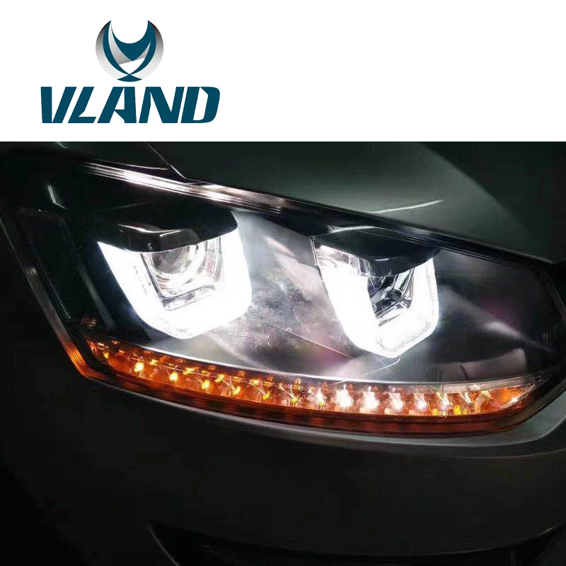 VLAND завод для автомобильных головных ламп поло светодиодный светильник 2010 2011 2012