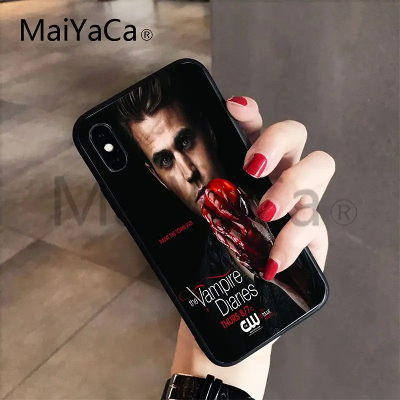 MaiYaCa Дневники вампира горячая Распродажа модный дизайн сотовый Чехол для iphone 6 6s