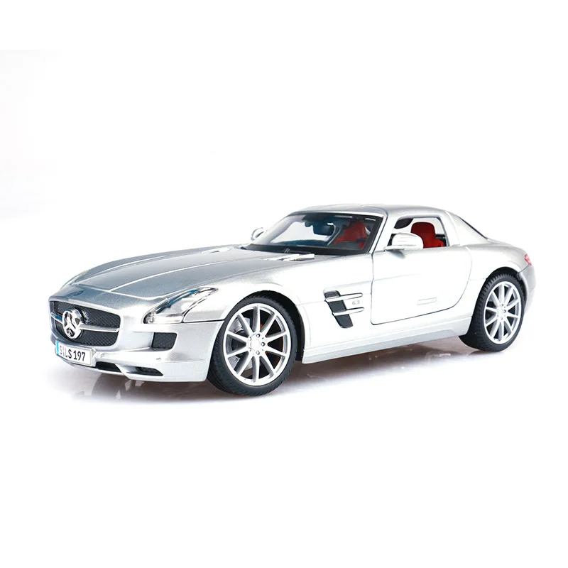 Модель спортивного автомобиля Benz SLS в масштабе 1:18 Игрушечная модель из