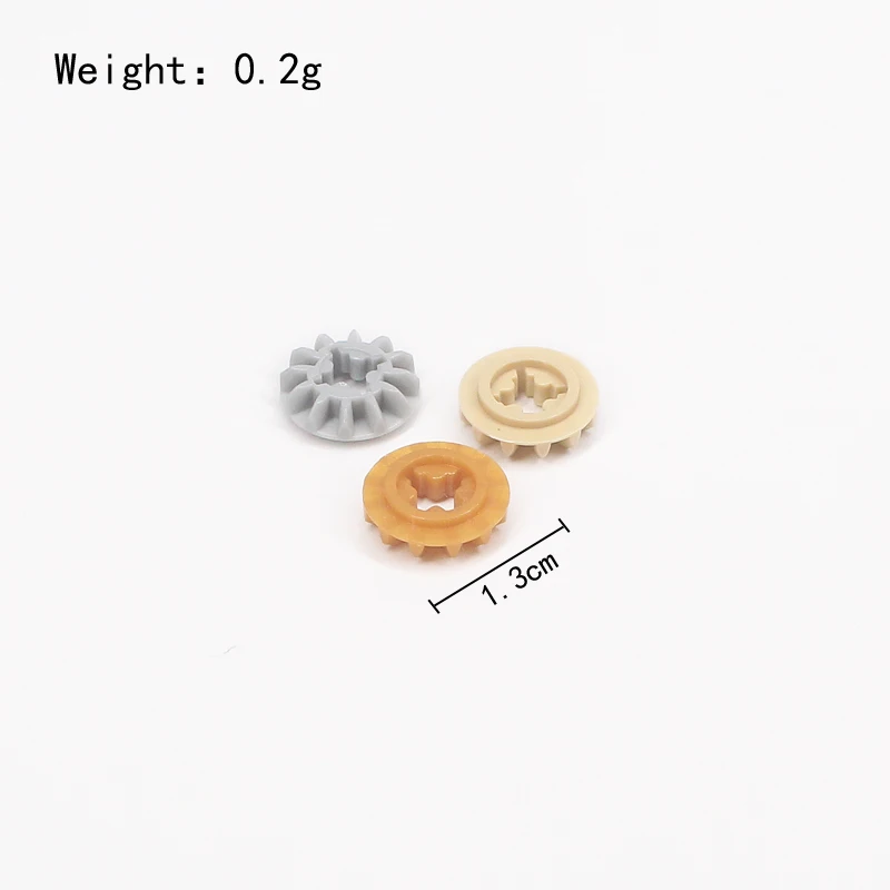 MOC Technic Gear 12 зубчатая скоба DIY творческие блоки кирпичи частицы совместимые с 6589