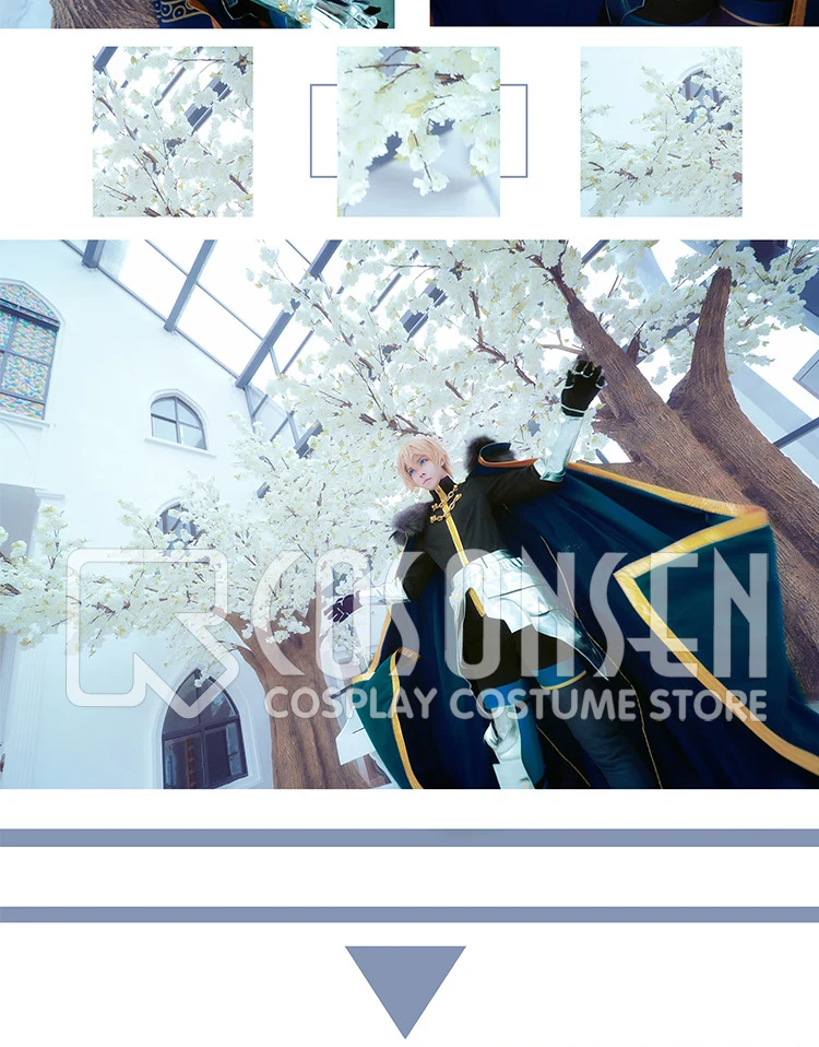 Fate Grand Order FGO Gawain меч слуга Косплей Костюм с плащом ONSEN полный комплект на заказ