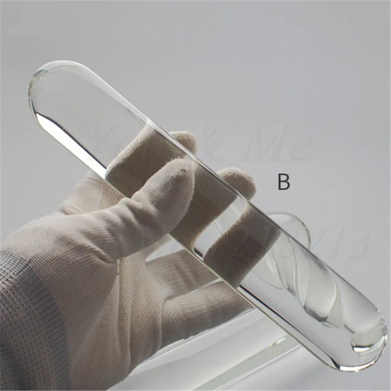 5 Size Long Glass Dildo lesbian Big Huge Lage Dual Dildos Sex Penis Crystal Anal Butt Plug Products for Women Men Gag | Красота и