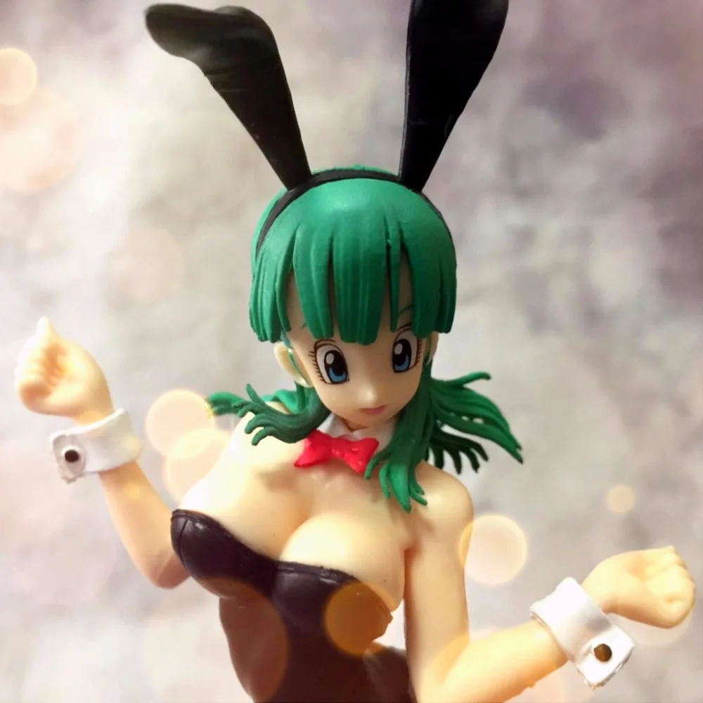 HKXZM Anime 21CM Dragon Ball Girl BULMA Bunny Ver. Sexy PVC Figure Model Toys Collectible Gift | Игрушки и хобби