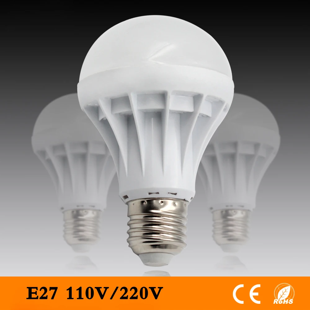Лампада светодиодный светильник E27 110 В 220 SMD 5730 Bombillas 3 Вт 5 7 9 12 15 энергосберегающие