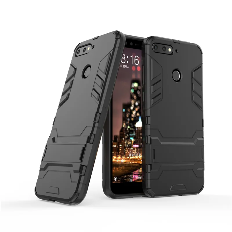Чехол для Honor 7A 7C Pro чехол Huawei Чехлы задняя крышка армированный силиконовый