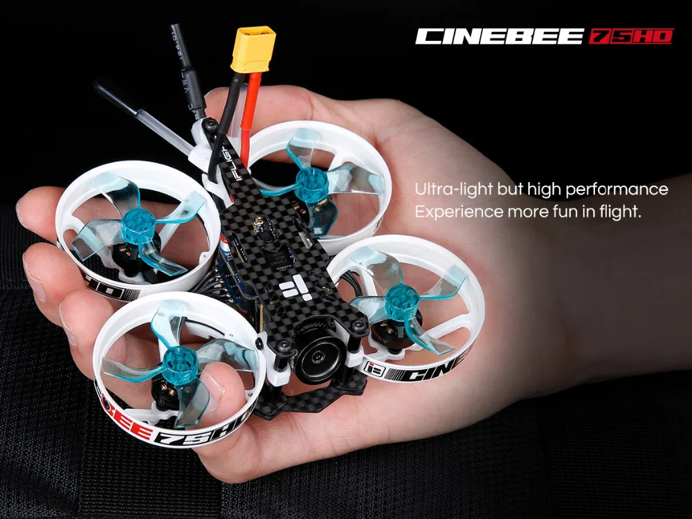 IFlight CineBee 75HD 2S Whoop RC FPV гоночный Дрон с sucex Mirco F4 12A 200mW черепаха V2 HD PNP BNF крошечный Whoop
