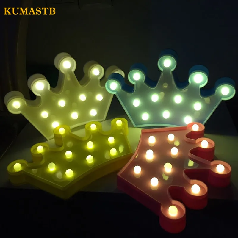 Светодиодный ночсветильник с короной и бегающим шатром прикроватная лампа