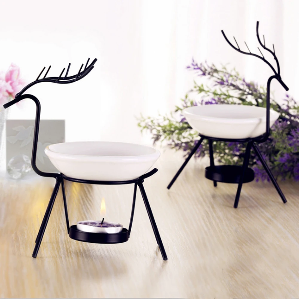 1 комплект горелка с оленем из нержавеющей стали свечи для ароматерапии масляная