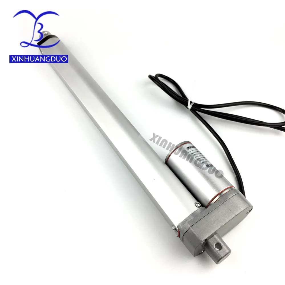 

12V 24V 350mm/14inch stroke 900N /198LBS micro linear actuator electric linear actuator TV lift high speed linear actuator