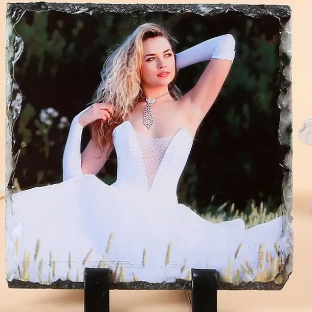 10 pcs thermal transfer blank slate painting craft photo frame | Дом и сад