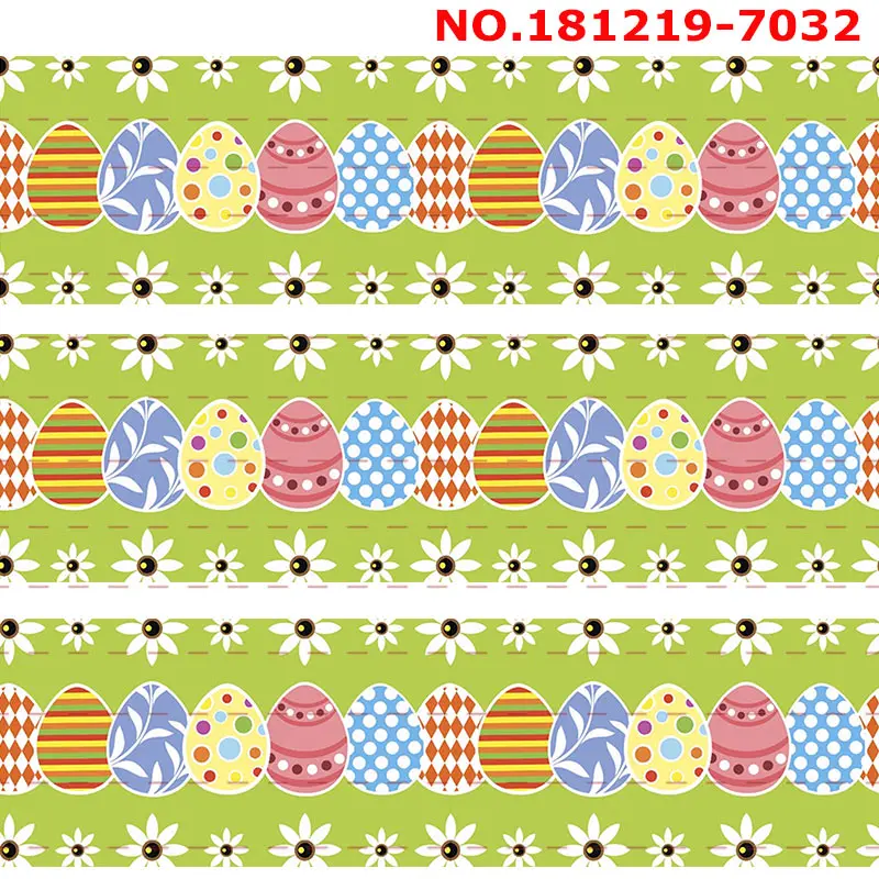 10yards -different sizes -colorful ribbon Easter days pattern printed Grosgrain 7025 | Дом и сад - Фото №1