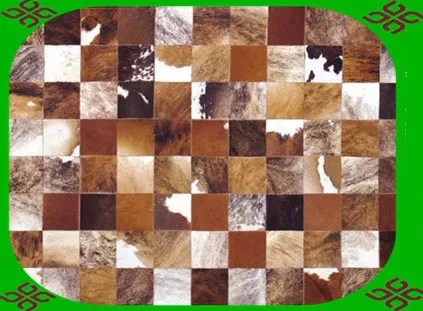 

free shipping 100% natural genuine cowhide carpet stand