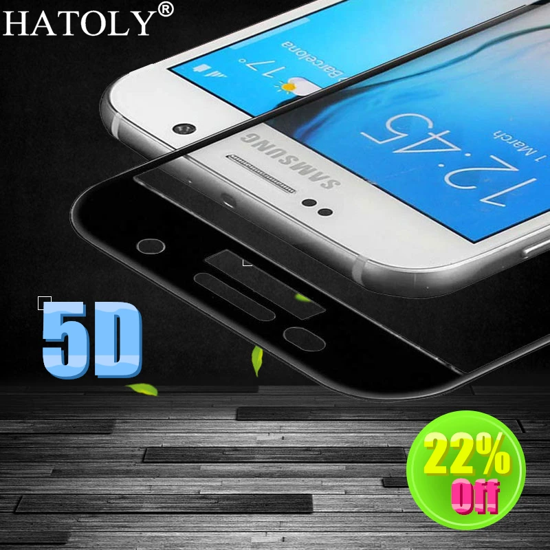 HATOLY 5D закаленное стекло для Samsung Galaxy A5 2016 защита экрана Полное покрытие пленка A510F