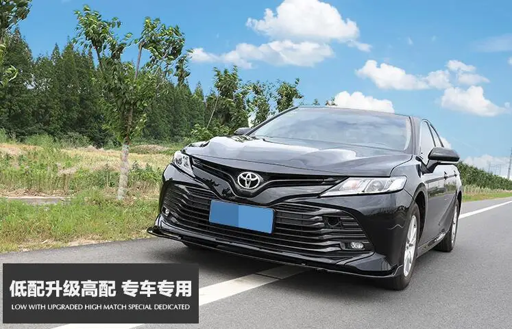 Для Camry обвес спойлер- для TOYOTA Camry ABS задний спойлер передний бампер диффузор защитные бамперы
