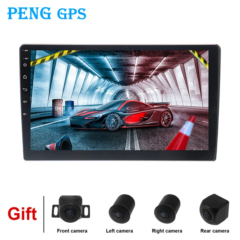 Купи 9"Android 8.1 Octa Core Universal Double 2 Din car Radio Stereo GPS Headunit Audio free 360 camera forJetta Bora LaVida за 12,600 рублей в магазине AliExpress