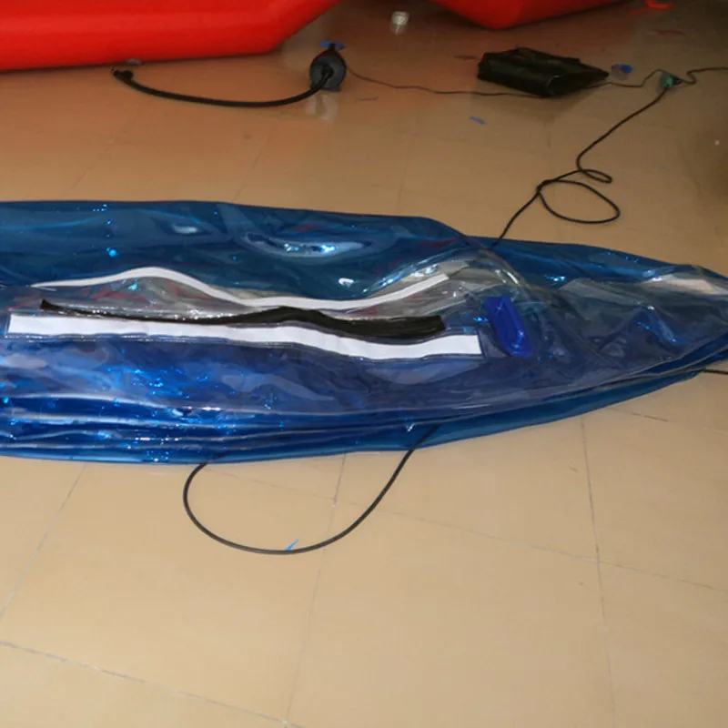 Надувные игрушки воды Голубой цвет человека раздувной Гуляя ходить по воде