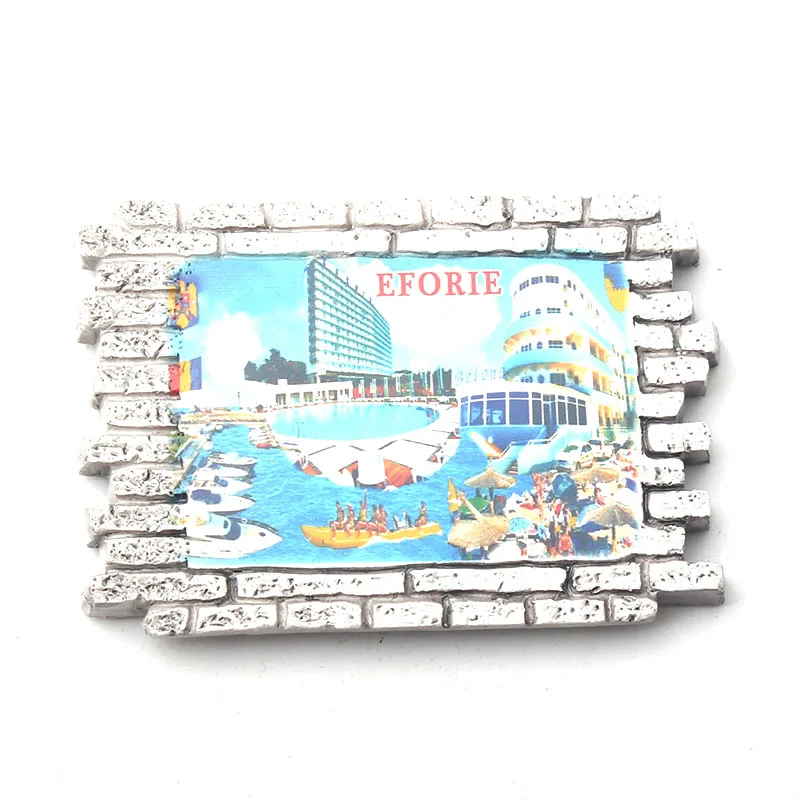 Costinesti Eforie Malaga brassesls 3d Магнитные магниты на холодильник креативные сувениры