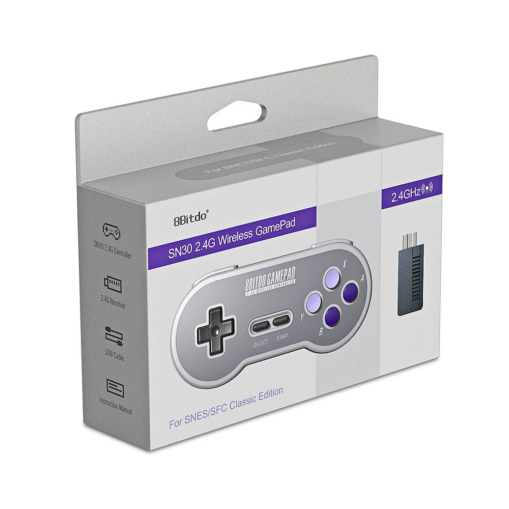 8bitdo SN30 Беспроводной Bluetooth геймпад игровой пульт дистанционного управления с 2 4 г