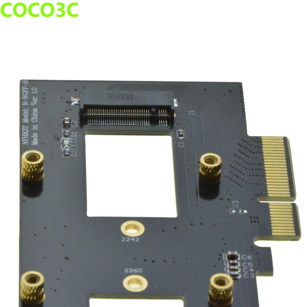 M Key M.2 SSD Adapter for SAMSUNG 950 PRO SM951 NGFF PCI express slot to Desktop PCIe 4x Card with Fan Coolling | Компьютеры и офис