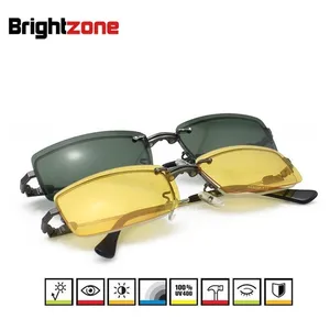 Оправа для очков Мужская полуободковая, 3 в 1, Антибликовая