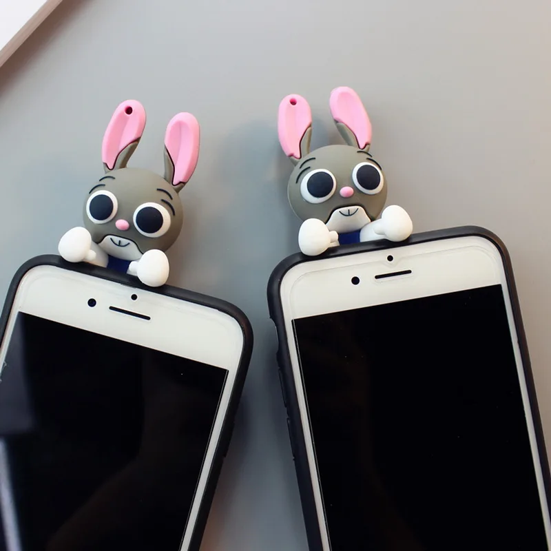 3D Rabbit Cute Case For iPhone 7 Iphone 6 6s Plus Luxury Full Body Cartoon Soft TPU Kawaii Girl Phone Cover Coque |