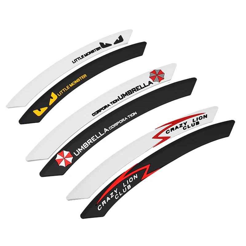 

ZD Car Wheel eyebrow decorative Anti-collision Strip Sticker for VW Polo Jetta Toyota Corolla Mercedes W203 Saab Renault Dacia