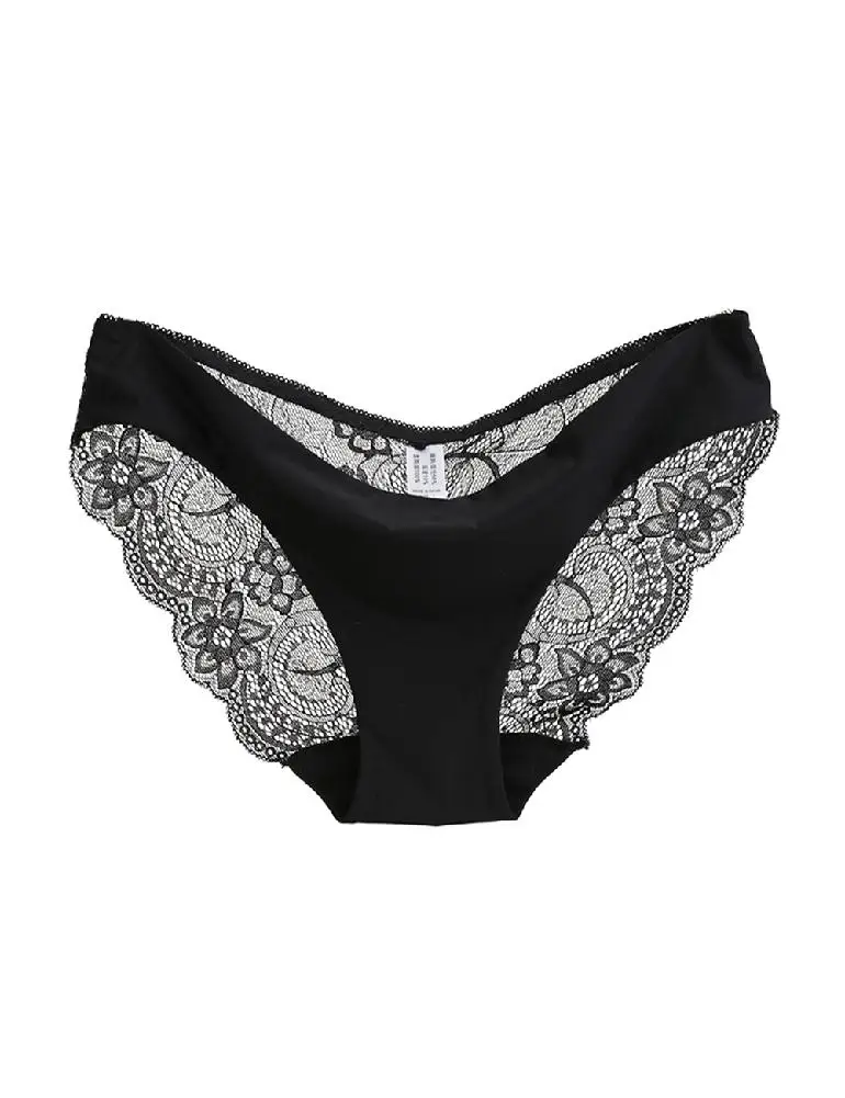 DSstyles женские кружевные трусы на спине Однотонные большие размеры сексуальные