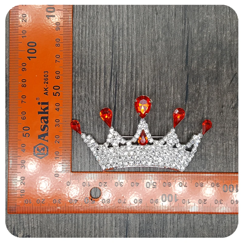 Blingbling Роскошный Кристалл Queen корона брошь оптовая продажа ювелирных изделий 6