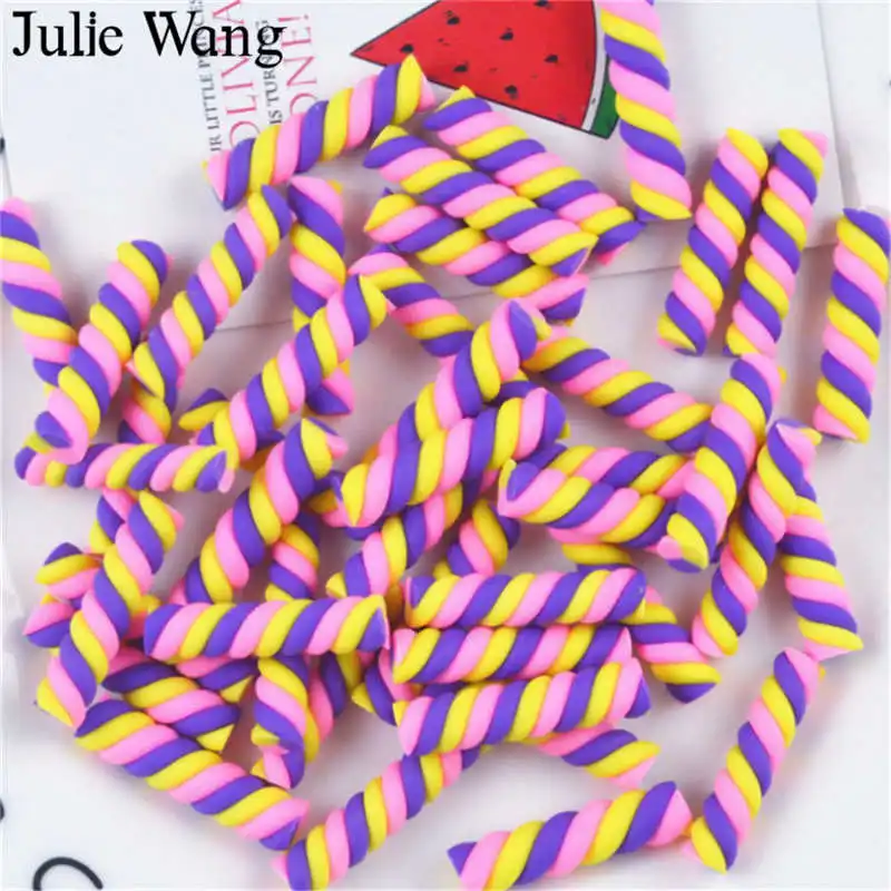 Julie Wang 20 шт случайным образом смешанные смолы красочные мягкие радужные конфеты